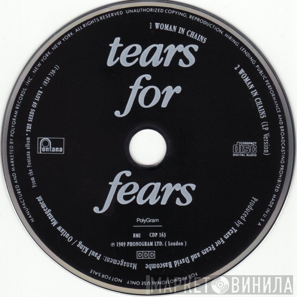 Tears For Fears - Woman In Chains