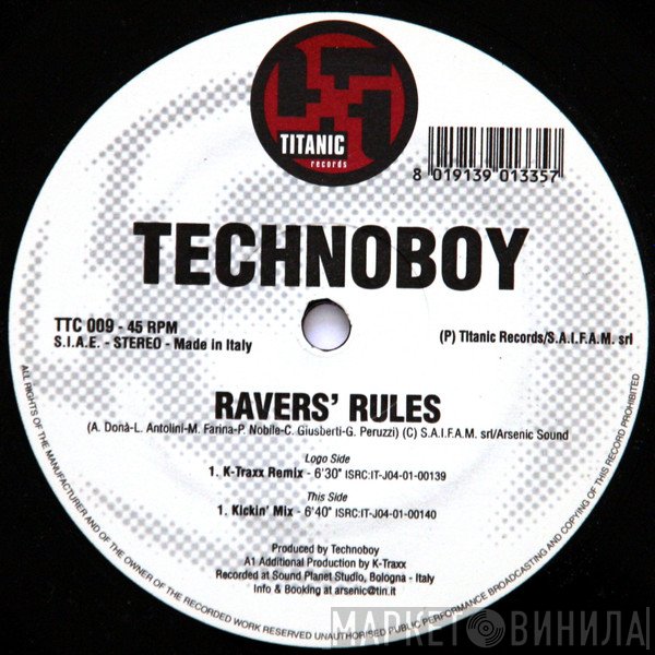 Technoboy  - Ravers' Rules