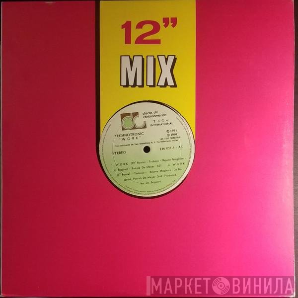 Technotronic Featuring Reggie  - Work
