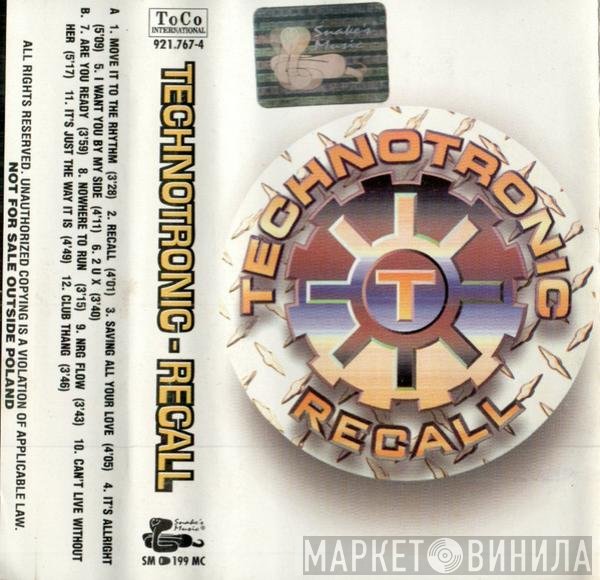 Technotronic  - Recall
