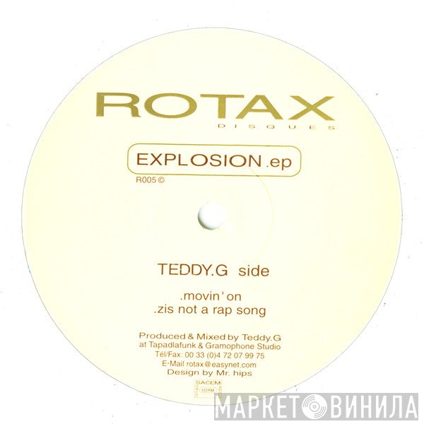 Teddy G / Pascal Rioux  - Explosion EP