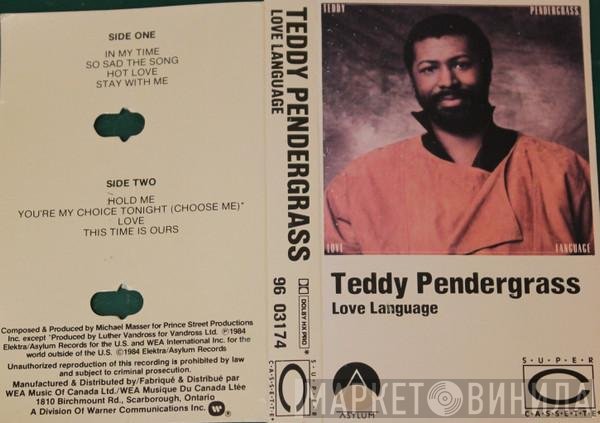 Teddy Pendergrass  - Love Language