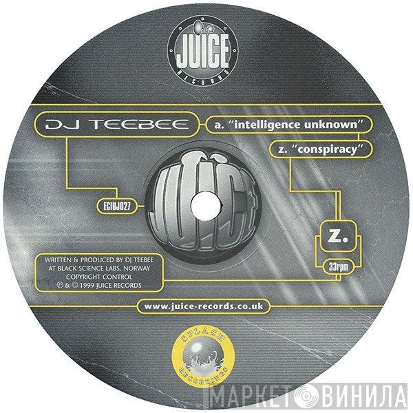 Teebee - Intelligence Unknown / Conspiracy