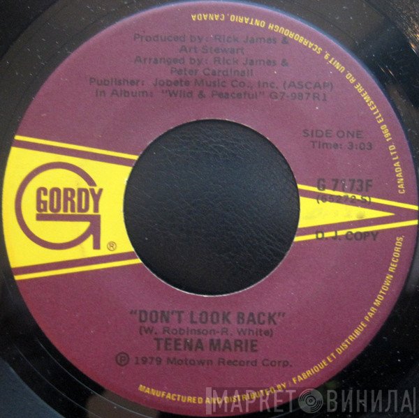Teena Marie - Don't Look Back / I´m Gonna Have My Cake (And Eat It Too)