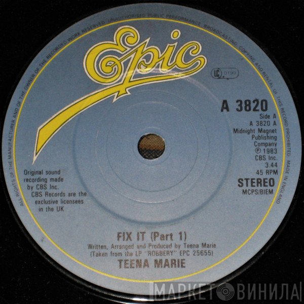 Teena Marie  - Fix It