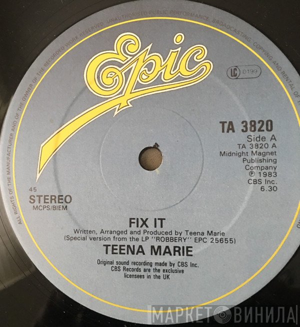 Teena Marie - Fix It