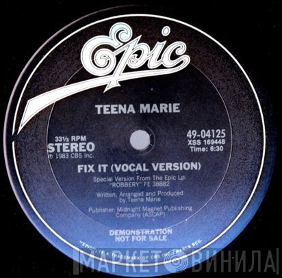 Teena Marie  - Fix It