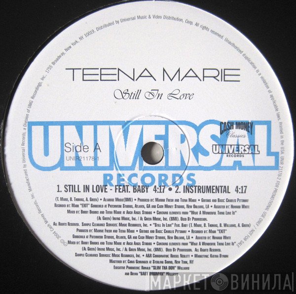 Teena Marie - Still In Love