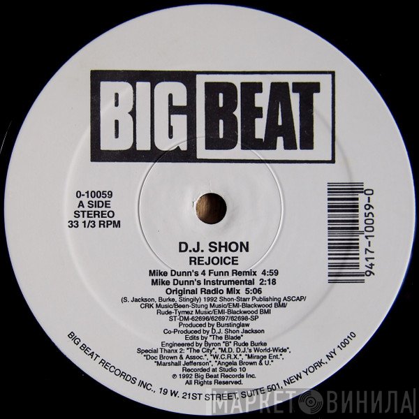 Ten City Presents DJ Shon  - Rejoice
