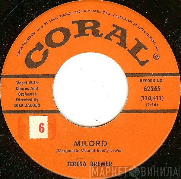 Teresa Brewer  - Milord
