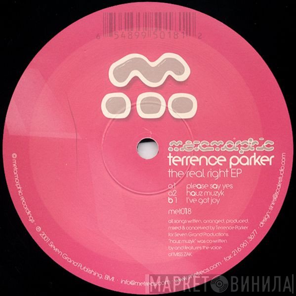 Terrence Parker  - The Real Right EP