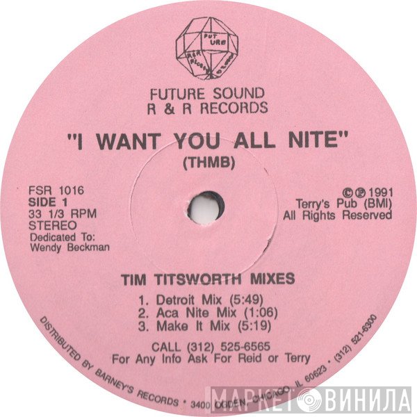 Terry Baldwin - I Want You All Nite