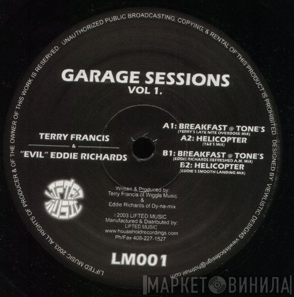 Terry Francis, Eddie Richards - Garage Sessions Vol. 1