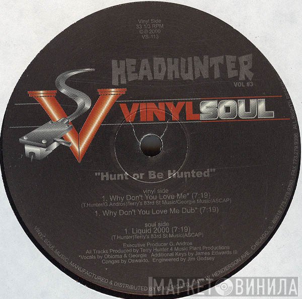 Terry Hunter  - Headhunter (Vol. 3)