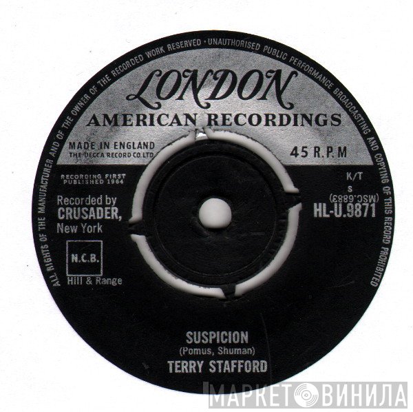 Terry Stafford - Suspicion / Judy