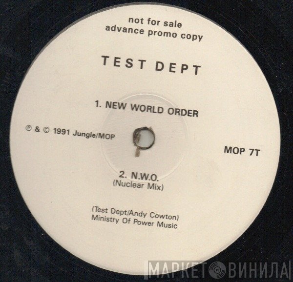 Test Dept. - New World Order