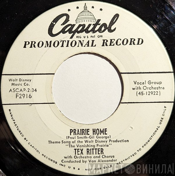 Tex Ritter  - Prairie Home