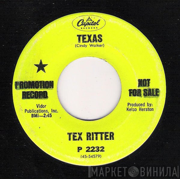 Tex Ritter  - Texas
