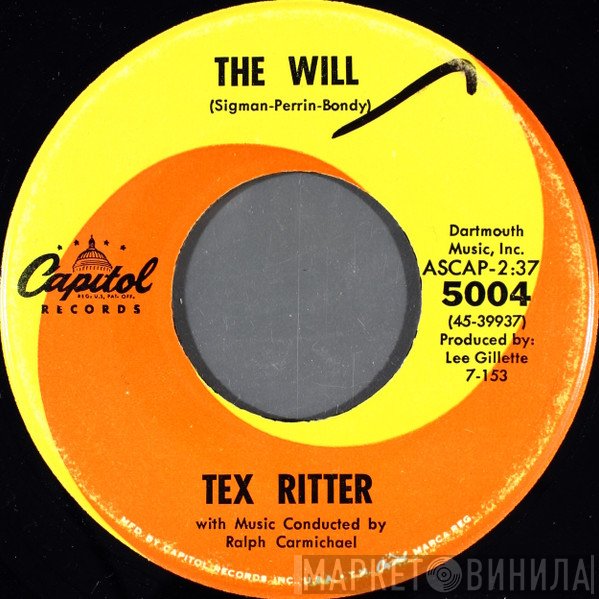 Tex Ritter  - The Will