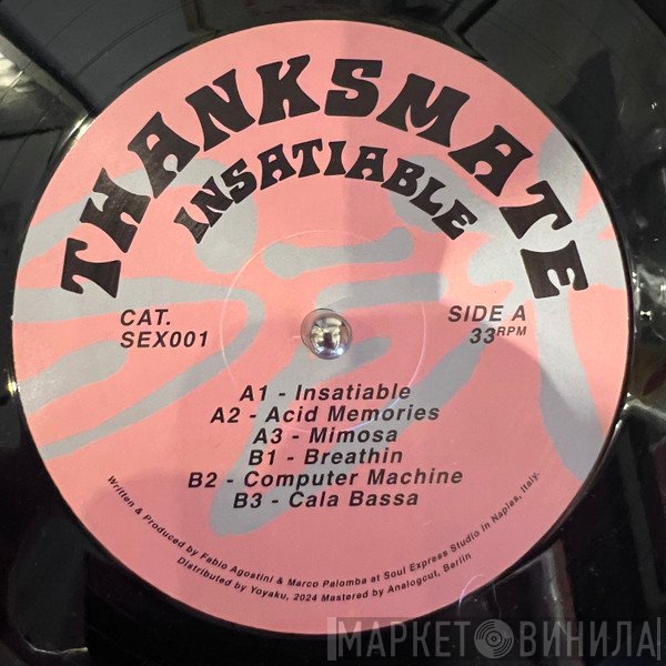 Thanksmate  - Insatiable