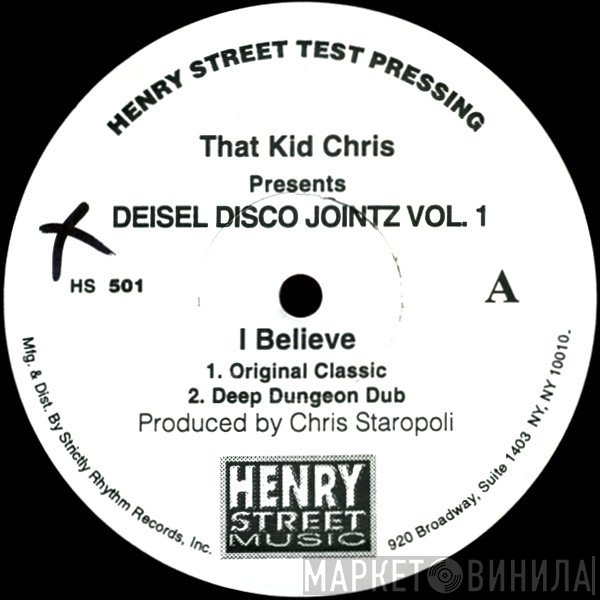 That Kid Chris - Diesel Disco Jointz Vol. 1