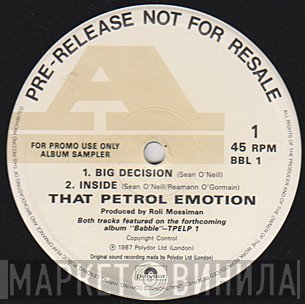 That Petrol Emotion - Big Decision