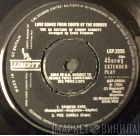 The 50 Guitars Of Tommy Garrett - Love Songs From South Of The Border