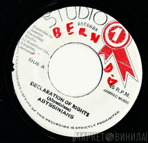 The Abyssinians  - Declaration Of Rights