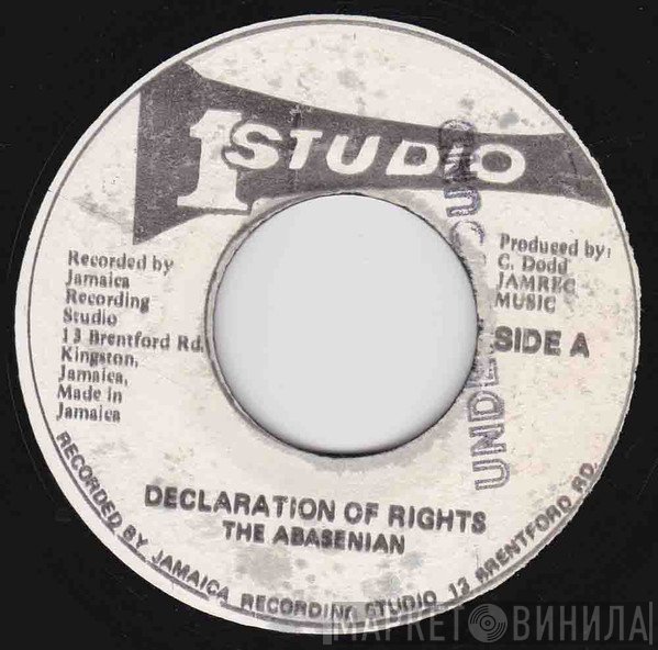 The Abyssinians  - Declaration Of Rights