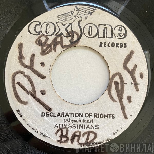 The Abyssinians  - Declaration Of Rights