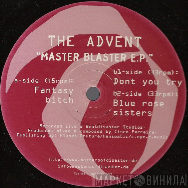 The Advent  - Master Blaster E.P.