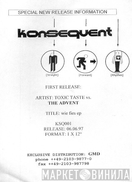 The Advent, Toxit Taste - Wie Fies EP