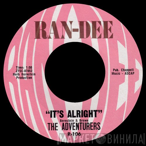 The Adventurers - It's Alright / I Don't Mind