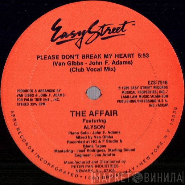 The Affair, Alyson Williams - Please Don't Break My Heart