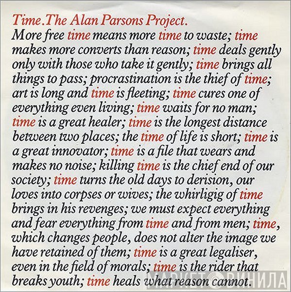 The Alan Parsons Project - Time