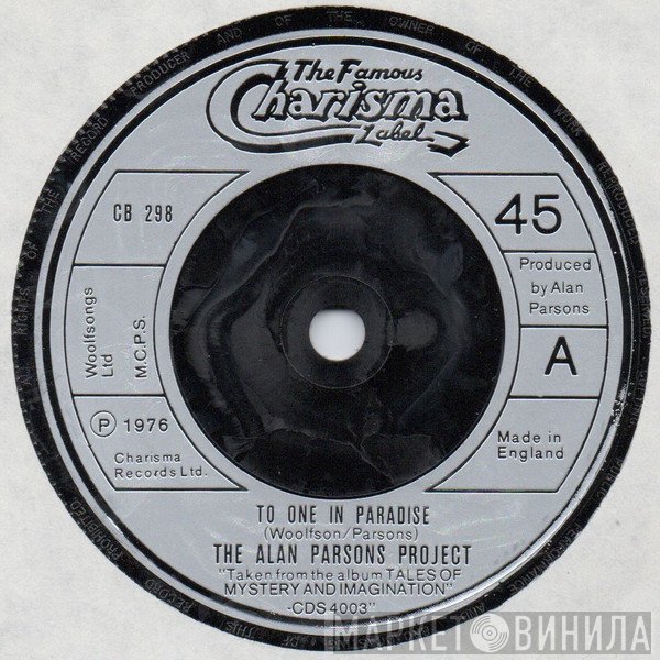 The Alan Parsons Project  - To One In Paradise