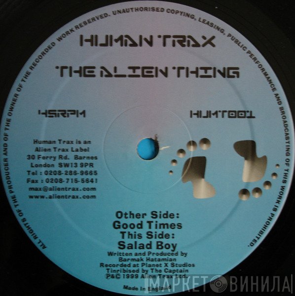The Alien Thing - Good Times / Salad Boy