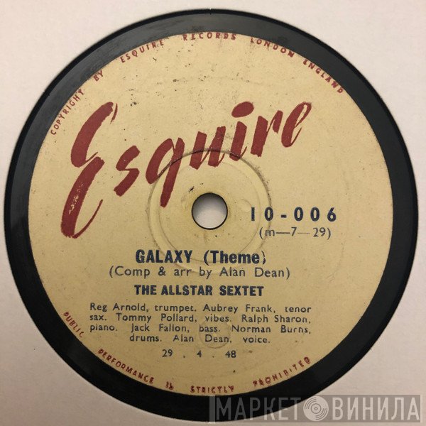 The All Star Sextet - Galaxy (Theme) / I Can't Get Started