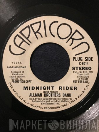 The Allman Brothers Band  - Midnight Rider