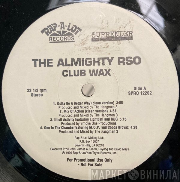 The Almighty RSO - Club Wax