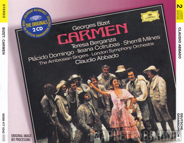 The Ambrosian Singers, The London Symphony Orchestra, Placido Domingo, Georges Bizet, Claudio Abbado, Teresa Berganza, Sherrill Milnes, Ileana Cotrubas - Carmen
