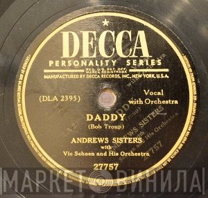 The Andrews Sisters  - Daddy / Carioca