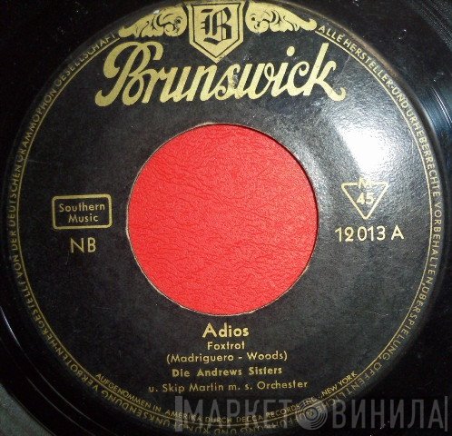 The Andrews Sisters  - Adios
