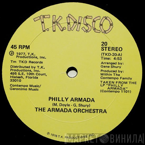 The Armada Orchestra - Philly Armada / For The Love Of Money