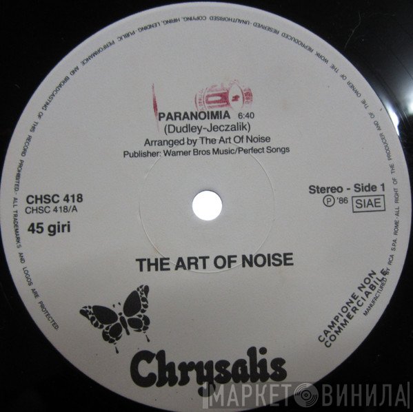 The Art Of Noise, Max Headroom - Paranoimia
