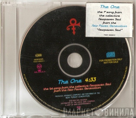 The Artist (Formerly Known As Prince), The New Power Generation  - The One