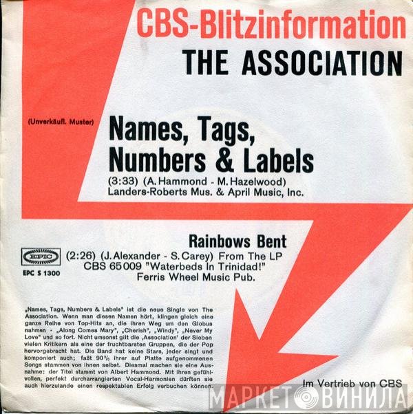 The Association   - Names, Tags, Numbers & Labels