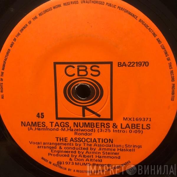 The Association   - Names ,Tags, Numbers & Labels