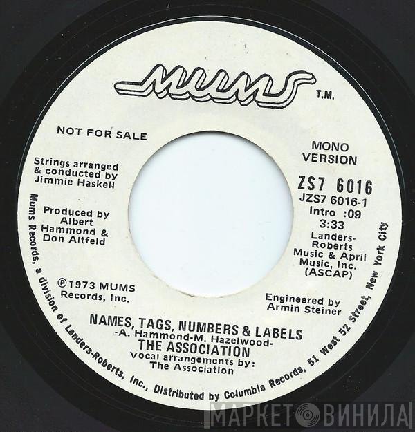 The Association   - Names, Tags, Numbers & Labels