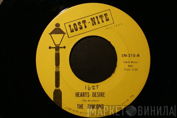 The Avalons  - Hearts Desire / Ebb Tide